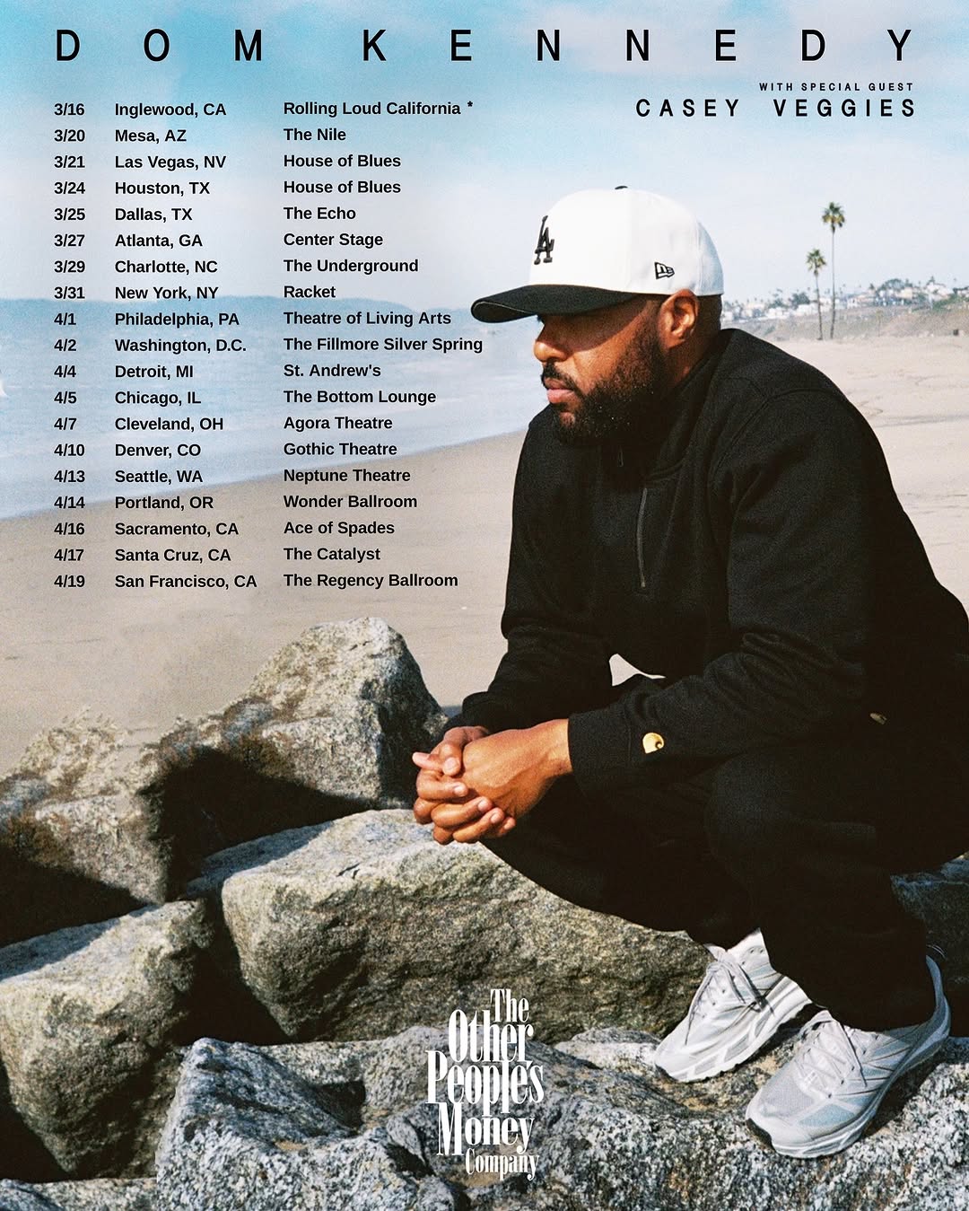 Dom Kennedy Tour Poster 2025